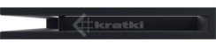 Решітка для каміну Kratki Luft 45S NL 60x40x6 графітова (LUFT/NL/6/40/45S/G). Фото 2