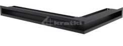Решітка для каміну Kratki Luft 45S NL 60x40x6 графітова (LUFT/NL/6/40/45S/G)
