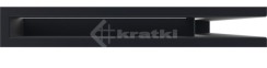 Решітка для каміну Kratki Luft 45S NP 40x60x6 графітова (LUFT/NP/6/40/45S/G). Фото 2