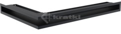 Решітка для каміну Kratki Luft 45S NP 40x60x6 графітова (LUFT/NP/6/40/45S/G)