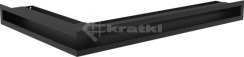 Решітка для каміну Kratki Luft 45S NP 40x60x6 чорна (LUFT/NP/6/40/45S/C)