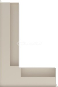 Решітка для каміну Kratki Luft 45S NL 60x40x9 кремова (LUFT/NL/9/40/45S/K). Фото 3