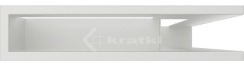 Решітка для каміну Kratki Luft 45S NP 40x60x9 біла (LUFT/NP/9/40/45S/B). Фото 2