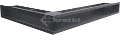 Решітка для каміну Kratki Luft 45S NP 54,7x76,6x9 графітова (LUFT/NP/90/45S/G)