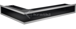 Решітка для каміну Kratki Luft 45S NP 40x60x9 шліфована (LUFT/NP/9/40/45S/SZ)