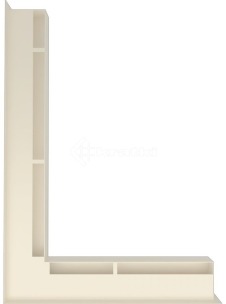 Решітка для каміну Kratki Luft 45SF NL 76,6x54,7x6 кремова (LUFT/NL/60/45S/K/SF). Фото 3