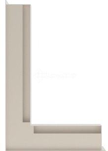 Решітка для каміну Kratki Luft 45SF NL 60x40x6 кремова (LUFT/NL/6/40/45S/K/SF). Фото 3