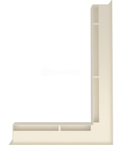 Решітка для каміну Kratki Luft 45SF NP 54,7x76,6x6 кремова (LUFT/NP/60/45S/K/SF). Фото 3