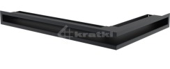 Решітка для каміну Kratki Luft 45SF NL 60x40x6 графітова (LUFT/NL/6/40/45S/G/SF)
