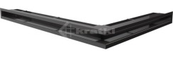 Решітка для каміну Kratki Luft 45SF NL 76,6x54,7x6 чорна (LUFT/NL/60/45S/C/SF)