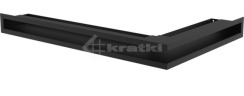 Решітка для каміну Kratki Luft 45SF NL 60x40x6 чорна (LUFT/NL/6/40/45S/C/SF)