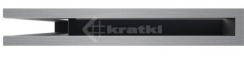Решітка для каміну Kratki Luft 45SF NL 60x40x6 шліфована (LUFT/NL/6/40/45S/SZ/SF). Фото 2