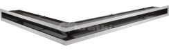 Решітка для каміну Kratki Luft 45SF NP 54,7x76,6x6 шліфована (LUFT/NP/60/45S/SZ/SF)