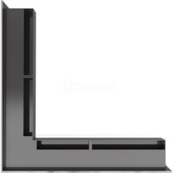 Решітка для каміну Kratki Luft 45SF NS 56x56x6 шліфована (LUFT/NS/60/45S/SZ/SF). Фото 3