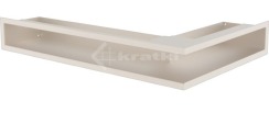 Решітка для каміну Kratki Luft 45SF NL 60x40x9 кремова (LUFT/NL/9/40/45S/K/SF)