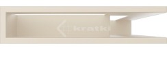 Решетка для камина Kratki Luft 45SF NP 40x60x9 кремовая (LUFT/NP/9/40/45S/K/SF). Фото 2