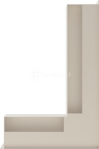 Решетка для камина Kratki Luft 45SF NP 40x60x9 кремовая (LUFT/NP/9/40/45S/K/SF). Фото 3