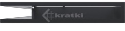 Решітка для каміну Kratki Luft 45SF NL 76,6x54,7x9 графітова (LUFT/NL/90/45S/G/SF). Фото 2