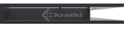 Решітка для каміну Kratki Luft 45SF NP 54,7x76,6x9 графітова (LUFT/NP/90/45S/G/SF). Фото 2