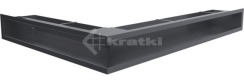 Решітка для каміну Kratki Luft 45SF NP 54,7x76,6x9 графітова (LUFT/NP/90/45S/G/SF)
