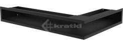 Решітка для каміну Kratki Luft 45SF NL 60x40x9 чорна (LUFT/NL/9/40/45S/C/SF)
