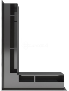 Решітка для каміну Kratki Luft 45SF NL 76,6x54,7x9 шліфована (LUFT/NL/90/45S/SZ/SF). Фото 3