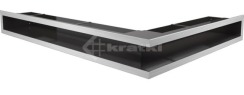 Решітка для каміну Kratki Luft 45SF NL 76,6x54,7x9 шліфована (LUFT/NL/90/45S/SZ/SF)