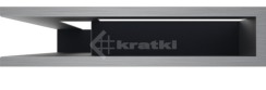 Решітка для каміну Kratki Luft 45SF NL 60x40x9 шліфована (LUFT/NL/9/40/45S/SZ/SF). Фото 2
