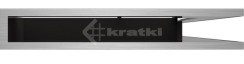 Решітка для каміну Kratki Luft 45SF NP 54,7x76,6x9 шліфована (LUFT/NP/90/45S/SZ/SF). Фото 2