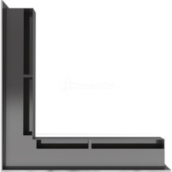 Решітка для каміну Kratki Luft 45SF NS 56x56x9 шліфована (LUFT/NS/90/45S/SZ/SF). Фото 3