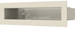 Решітка для каміну Kratki Tunel 6x20 кремова. Фото 2