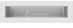 Решітка для каміну Kratki Tunel 6x20 біла