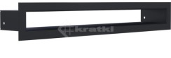 Решітка для каміну Kratki Tunel 6x40 графітова. Фото 2
