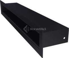 Решітка для каміну Kratki Tunel 6x40 графітова. Фото 3