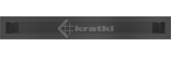 Решітка для каміну Kratki Mila Tunel 14x113,2 графітова