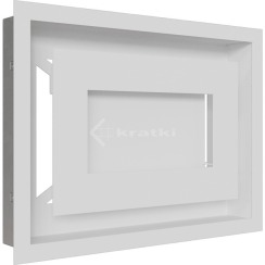 Решітка для каміну Kratki Wind 22х30 біла