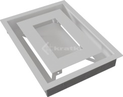 Решітка для каміну Kratki Wind 22х30 біла. Фото 5