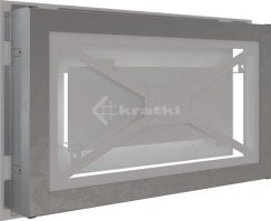 Решітка для каміну Kratki Wind 22х37 біла. Фото 4