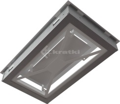 Решітка для каміну Kratki Wind 22х37 біла. Фото 8