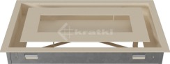Решітка для каміну Kratki Wind 22х37 кремова. Фото 5