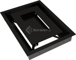 Решітка для каміну Kratki Wind 22х30 чорна. Фото 7