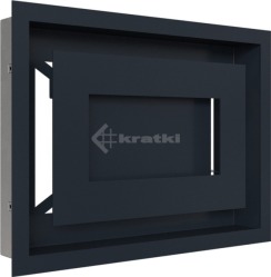 Решітка для каміну Kratki Wind 22х30 графітова